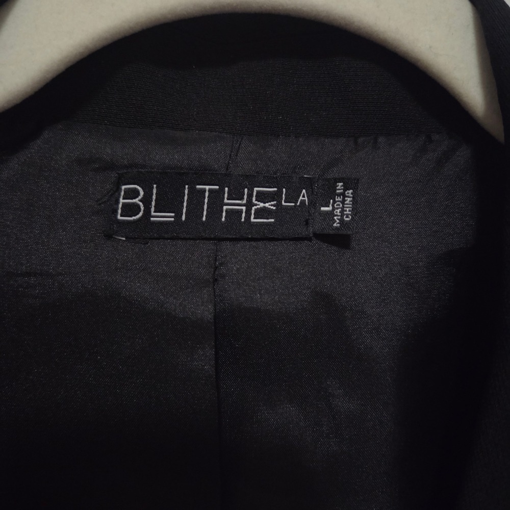 Blithe La Black Double Breasted Power Shoulder Bl… - image 2